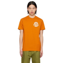 Orange Garment Washed T Shirt 241111M213146