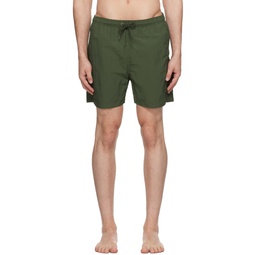 Green Hauge Swim Shorts 241116M208000