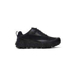 Black Lace Up Hyper Runner V08 Sneakers 241116M237011