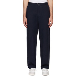 Navy Chore Trousers 241128M191001