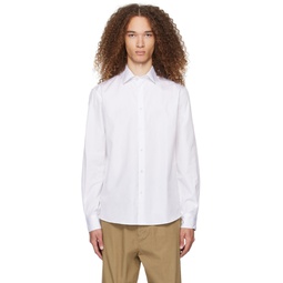 White Buttoned Shirt 241128M192005