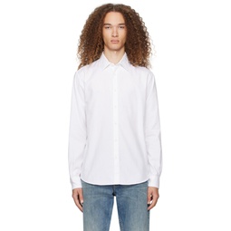 White Buttoned Shirt 241128M192011