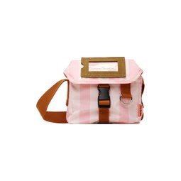 Pink   Off White Mini Messenger Bag 241129F048018