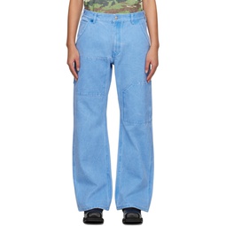 Blue Patch Jeans 241129F087012