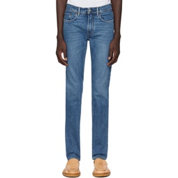 Blue Skinny Fit Jeans 241129M186012