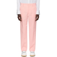 Pink Three Pocket Trousers 241129M191025