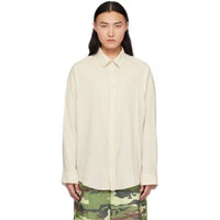 Off White Button Up Shirt 241129M192028