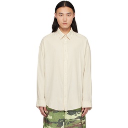 Off White Button Up Shirt 241129M192028