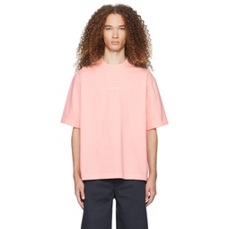 Pink Printed T Shirt 241129M213040