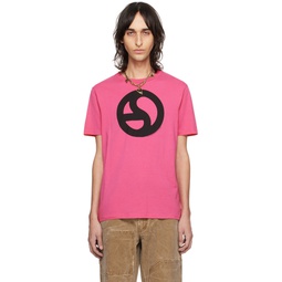 Pink Graphic T Shirt 241129M213048