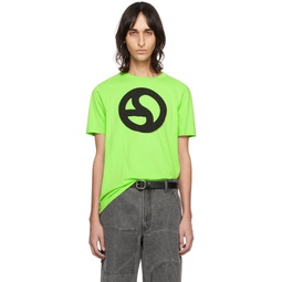 Green Graphic T Shirt 241129M213049