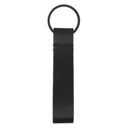 Black Leather Keychain 241133M148001