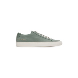 Green Contrast Achilles Sneakers 241133M237039