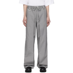 Gray Workwear Trousers 241138M191015