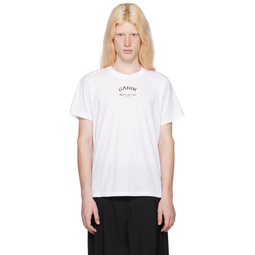 White Relaxed T Shirt 241144M213000