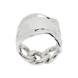 Silver Spoon Ring 241153M147007