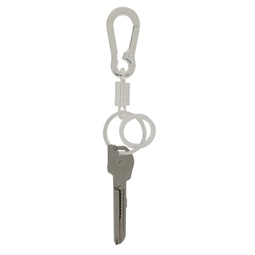 SSENSE Exclusive Silver Utility Keychain 241153M148001