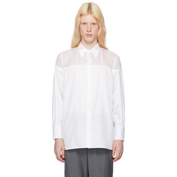 White Tux Shirt 241154M192004