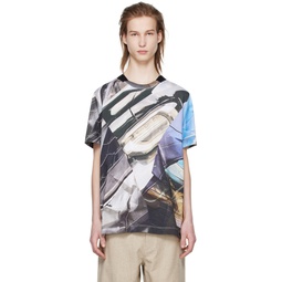 Multicolor Printed T Shirt 241154M213015