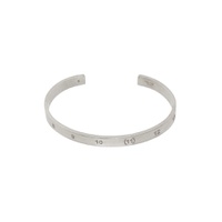 Silver Numerical Cuff Bracelet 241168M142010