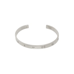 Silver Numerical Cuff Bracelet 241168M142010