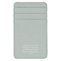 Gray Four Stitches Card Holder 241168M163052