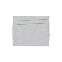 Gray Four Stitches Card Holder 241168M163054