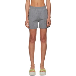 Gray Relaxed Fit Shorts 241187F088011