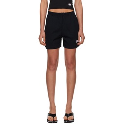Black Relaxed Fit Shorts 241187F088012
