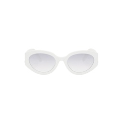 White Cat Eye Sunglasses 241190F005022
