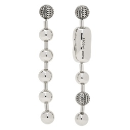 Silver The Monogram Ball Chain Earrings 241190F022001