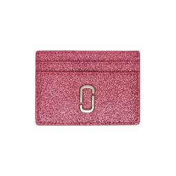 Pink The Galactic Glitter J Marc Card Holder 241190F037001