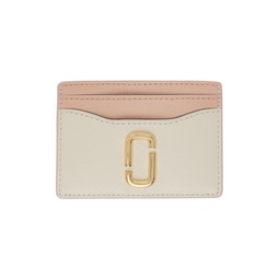Pink   Off White The Utility Snapshot Card Holder 241190F037004