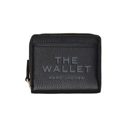 Black The Leather Mini Compact Wallet 241190F040012