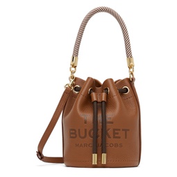 Brown The Leather Mini Bucket Bag 241190F048066