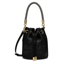 Black The Leather Mini Bucket Bag 241190F048068