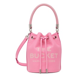 Pink The Leather Bucket Bag 241190F048099