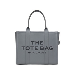 Gray The Leather Large Tote 241190F049053