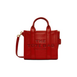 Red The Leather Mini Tote 241190F049079