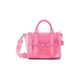 Pink The Mesh Small Tote 241190F049130