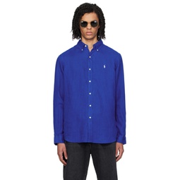 Blue Lightweight Shirt 241213M192030
