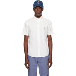 White Classic Fit Shirt 241213M192050