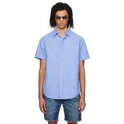 Blue Classic Fit Shirt 241213M192053