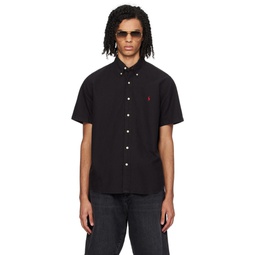 Black Classic Fit Shirt 241213M192054