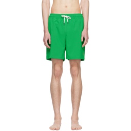 Green Traveler Swim Shorts 241213M208012