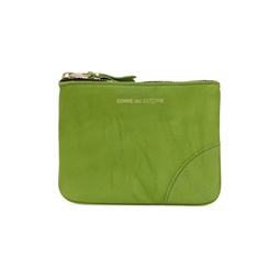 Green Washed Pouch 241230F045000