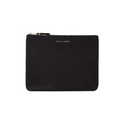 Black Washed Pouch 241230F045009