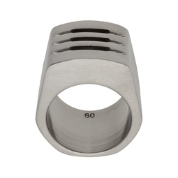 Silver Grill Thumb Ring 241232M147003