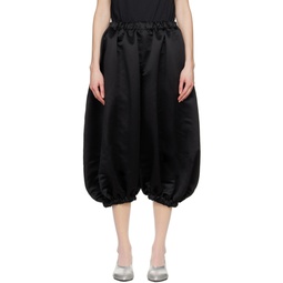 Black Thick Trousers 241245F087000