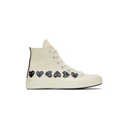 Off White Converse Edition Chuck 70 Multi Heart Sneakers 241246F127000